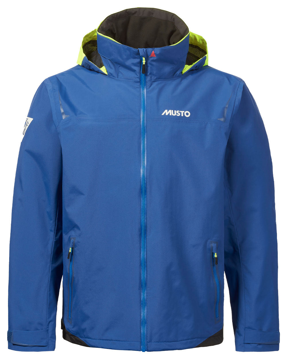 Racer Blue coloured Musto BR1 Solent Jacket on White background 