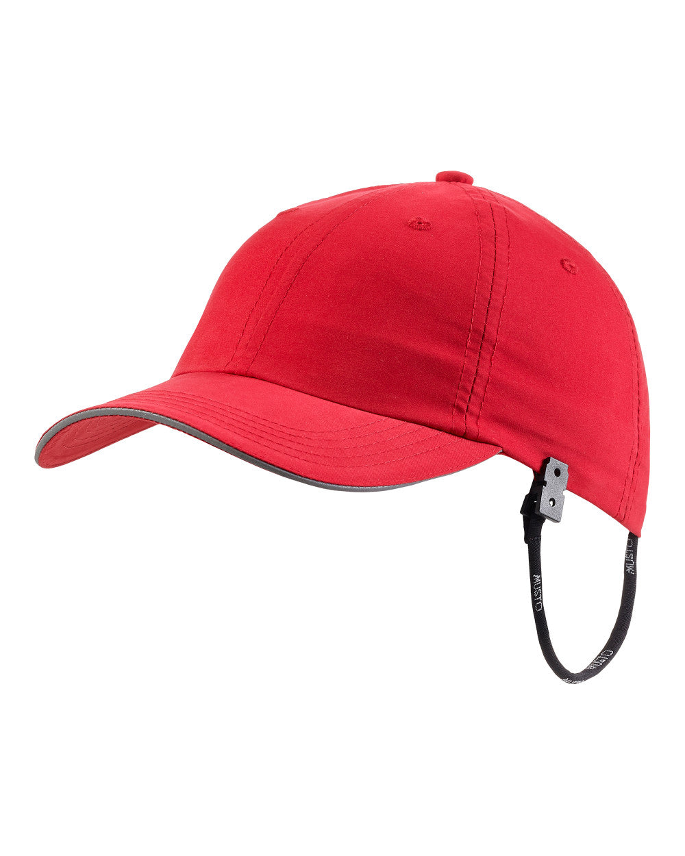 True Red Coloured Musto Corporate Fast Dry Cap On A White Background 