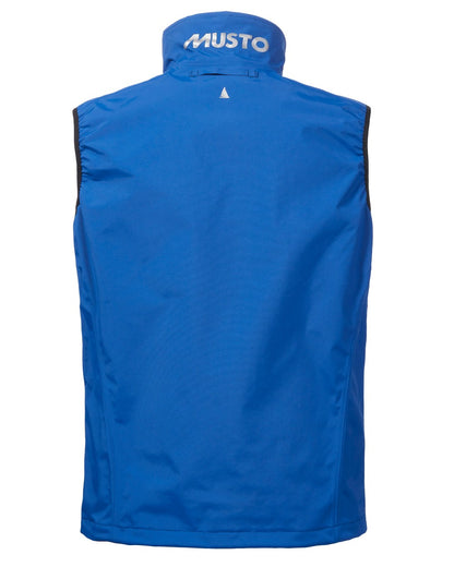 Racer Blue Coloured Musto Corsica Gilet 2.0 On A White Background 
