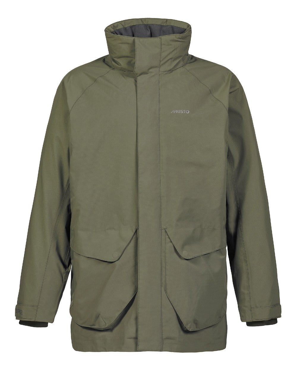 Deep Green coloured Musto Fenland Jacket 2.0 on white background 