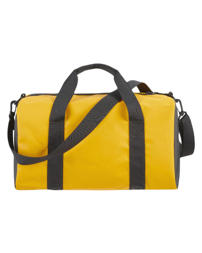 Gold Coloured Musto Genoa Small Carryall on White Background
