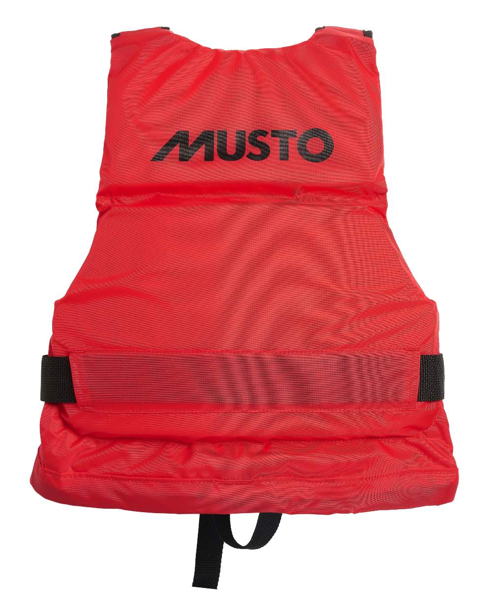 True Red Coloured Musto Junior Buoyancy Aid On A White Background 