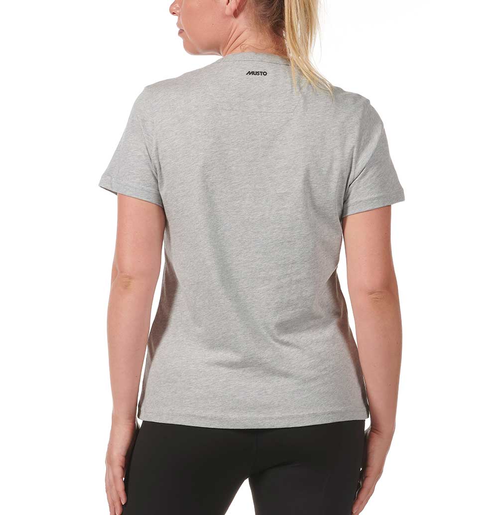 Musto Womens Essentials T-Shirt In Grey Melange 