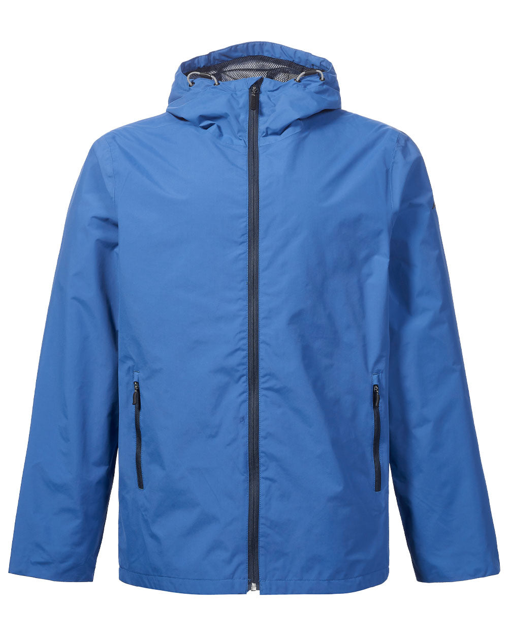 Marine Blue coloured Musto Marina Rain Jacket on White background 