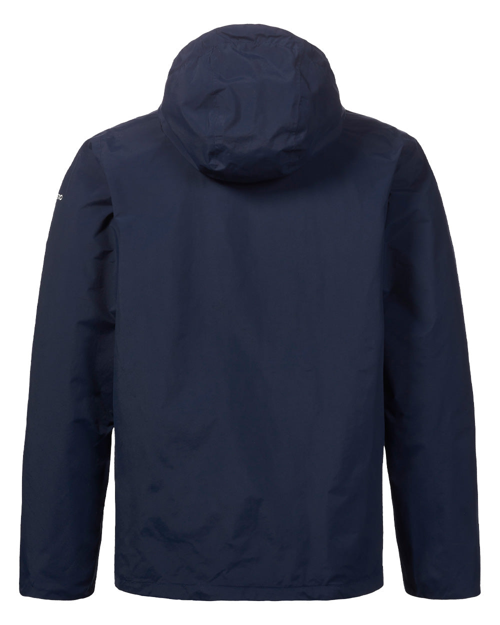 Navy coloured Musto Marina Rain Jacket on White background 