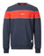 Navy coloured Musto Mens 64 Crew Sweat on white background #colour_navy