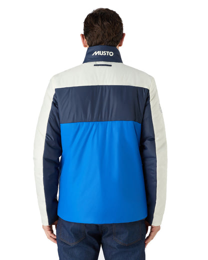 Aruba Blue Musto Mens 64 PrimaLoft Jacket On A White Background 