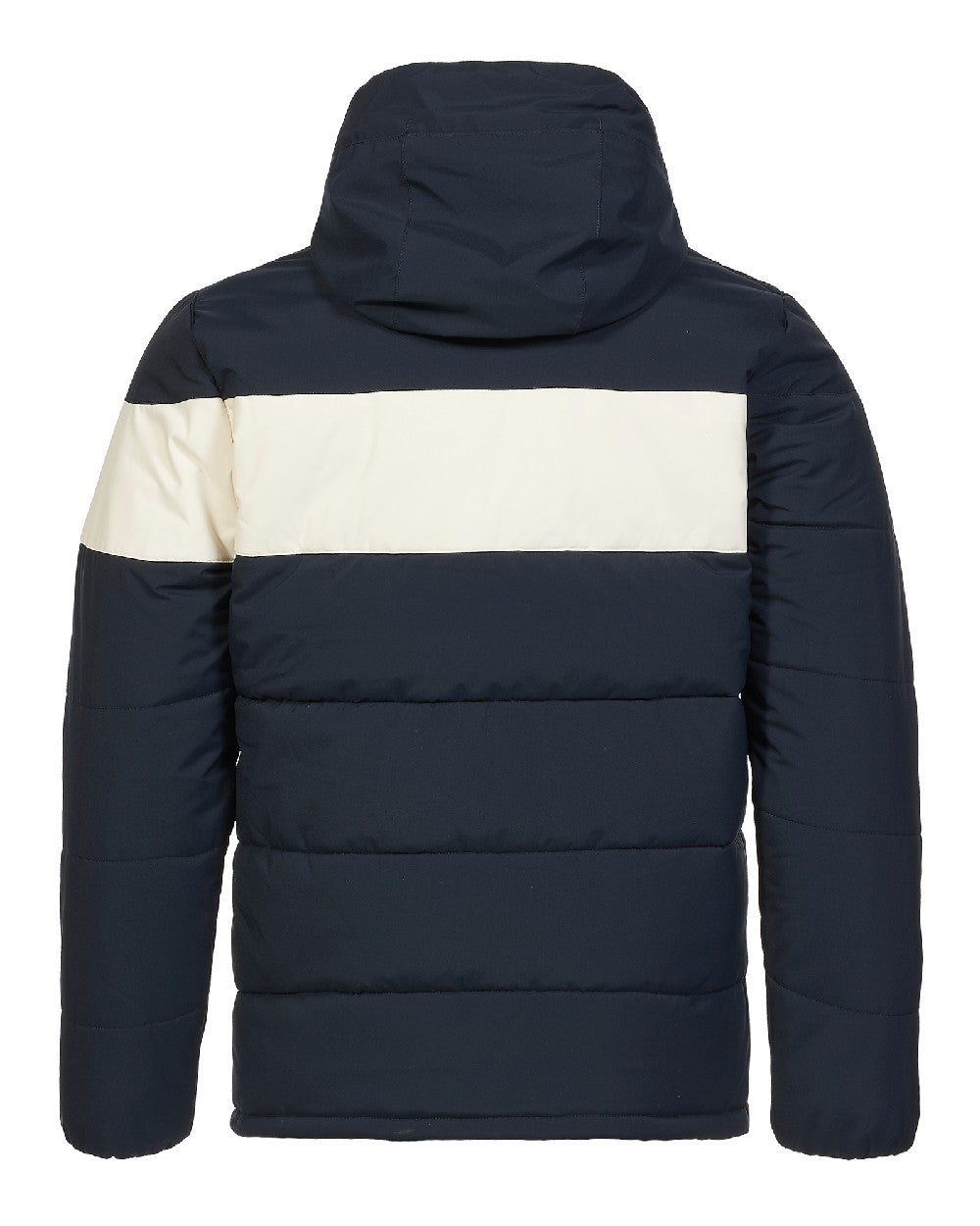 Navy coloured Musto Mens 64 Puffer Jacket on white background 