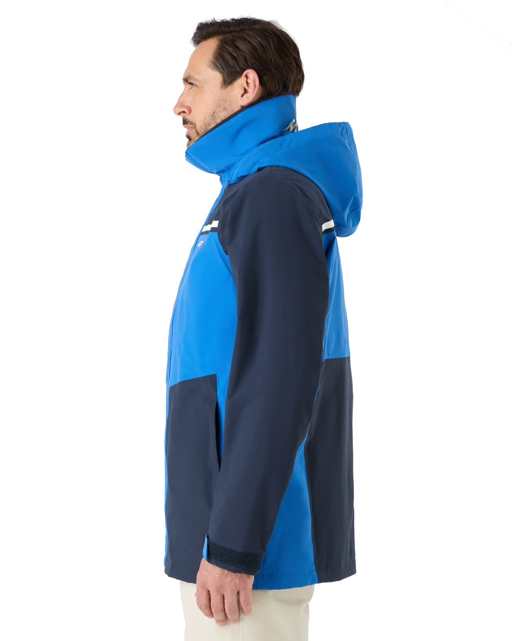 Aruba Blue/Navy/Asw Musto Mens 64 Waterproof Jacket On A White Background 