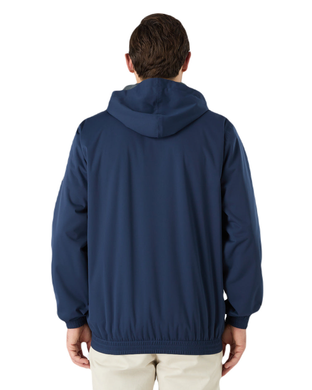 Navy Coloured Musto Mens Active Rain Jacket On A White Background 