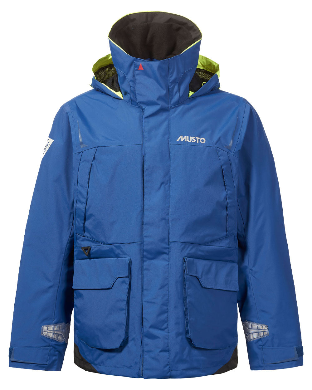 Racer Blue coloured Musto Mens BR1 Channel Jacket on White background 