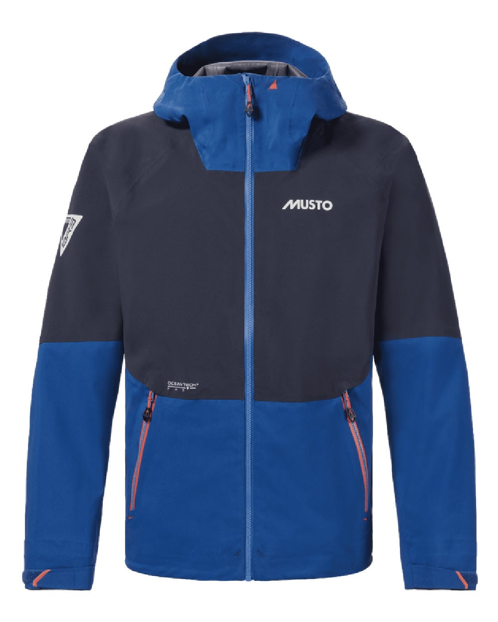 Mazarine Blue Coloured Musto Mens Br3 Sport Jacket on White Background

