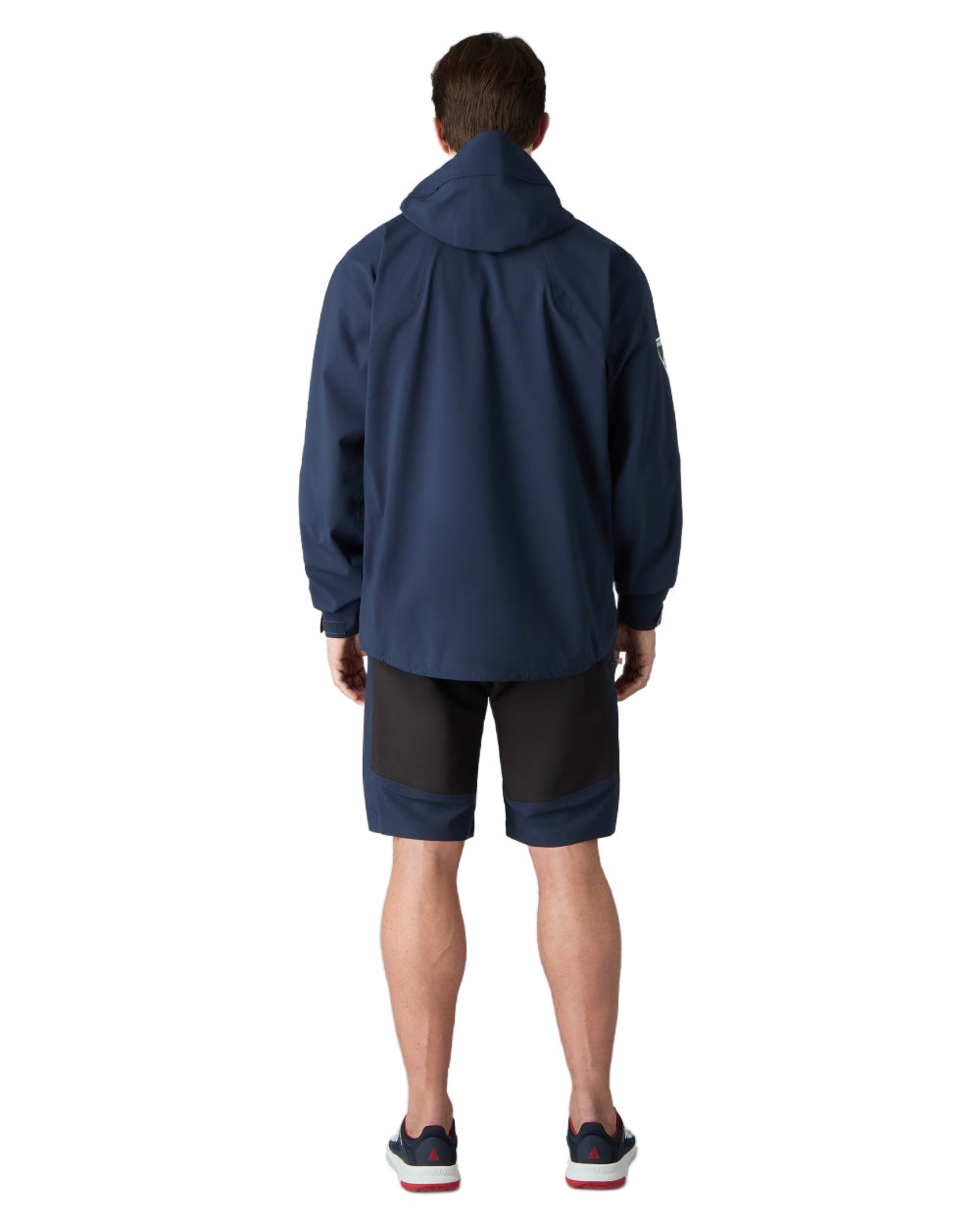 True Navy Coloured Musto Mens Br3 Sport Jacket on White Background
