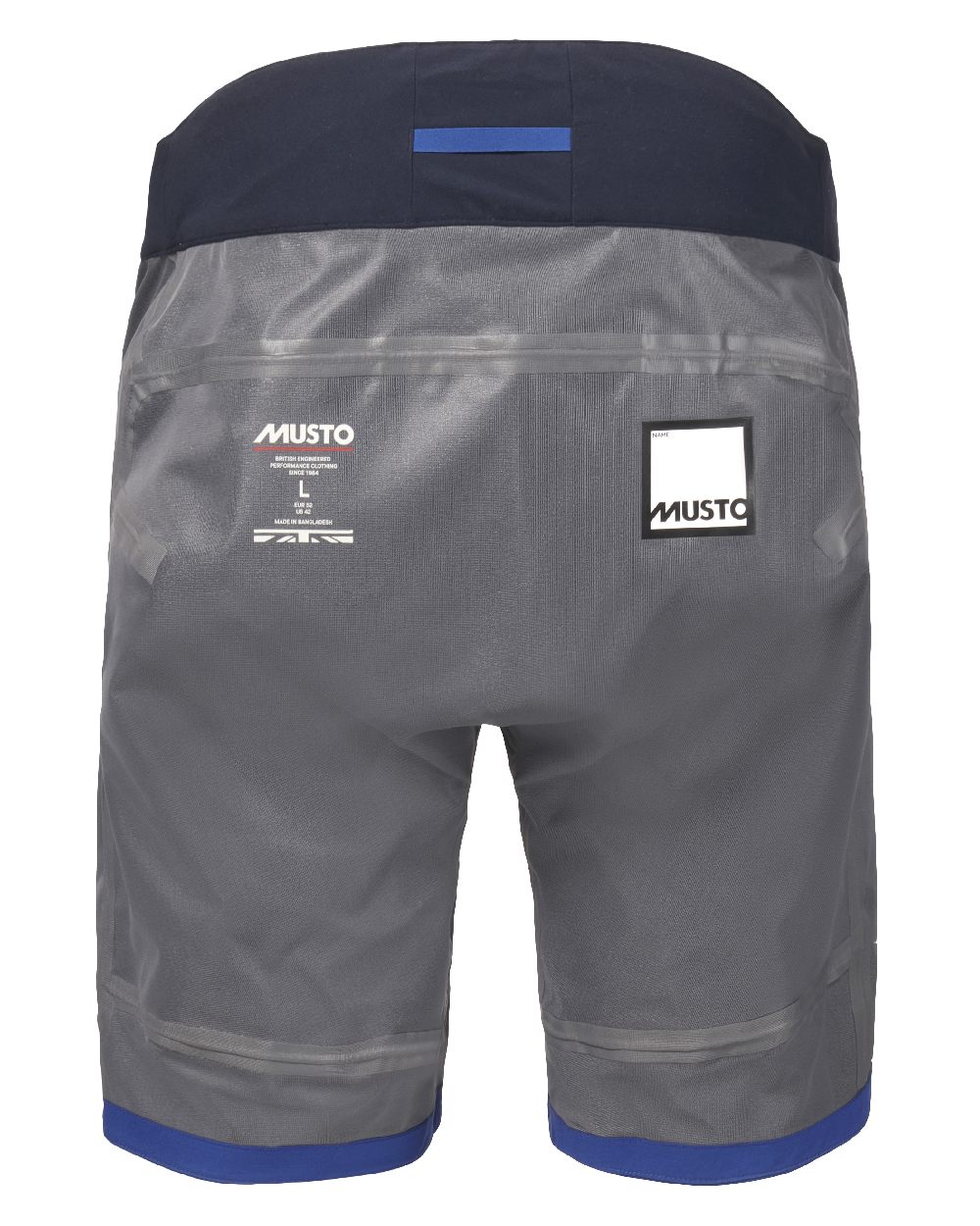 Mazarine Blue Coloured Musto Mens Br3 Sport Waterproof Short on White Background
