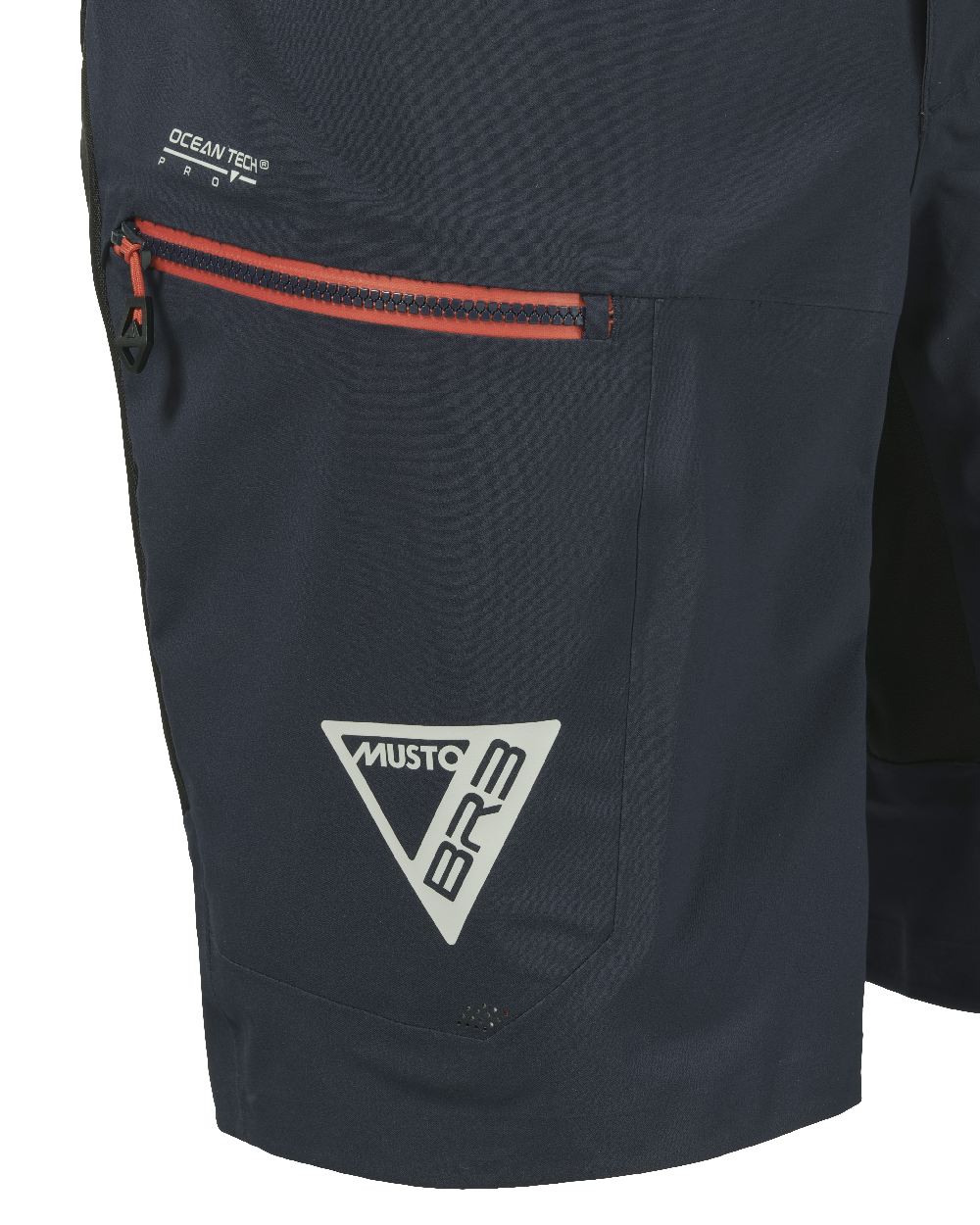 True Navy Coloured Musto Mens Br3 Sport Waterproof Short on White Background
