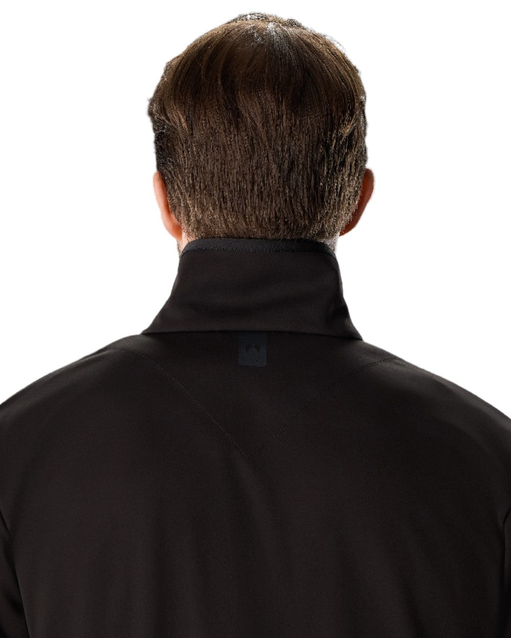Black Coloured Musto Mens Evo Crew Softshell Jacket on White Background
