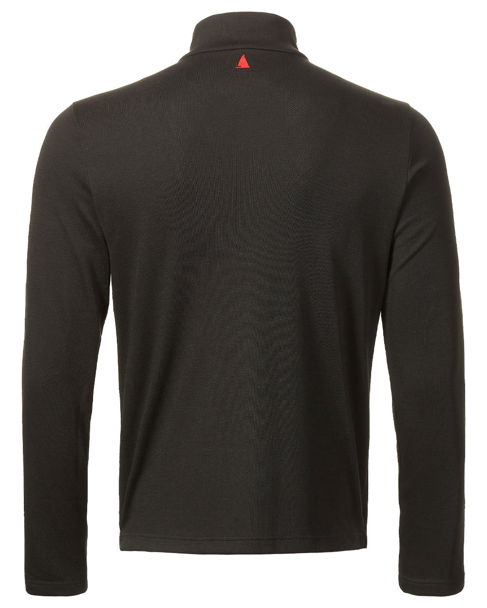 Black coloured Musto Mens Evolution Half Zip Top on white background 