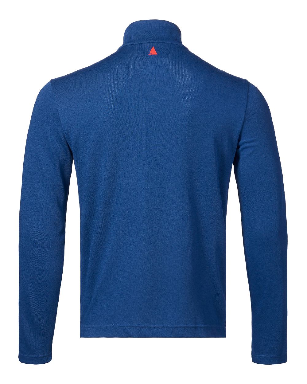 Racer Blue coloured Musto Mens Evolution Half Zip Top on white background 