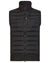 Black coloured Musto Mens Evolution Loft Hybrid Vest 2.0 on white background #colour_black