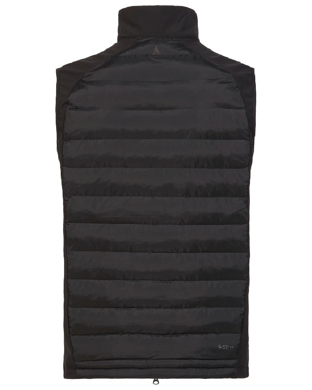 Black coloured Musto Mens Evolution Loft Hybrid Vest 2.0 on white background 