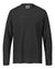 Black coloured Musto Mens Evolution Newport Osm Edye Long Sleeve T-shirt on white background #colour_black
