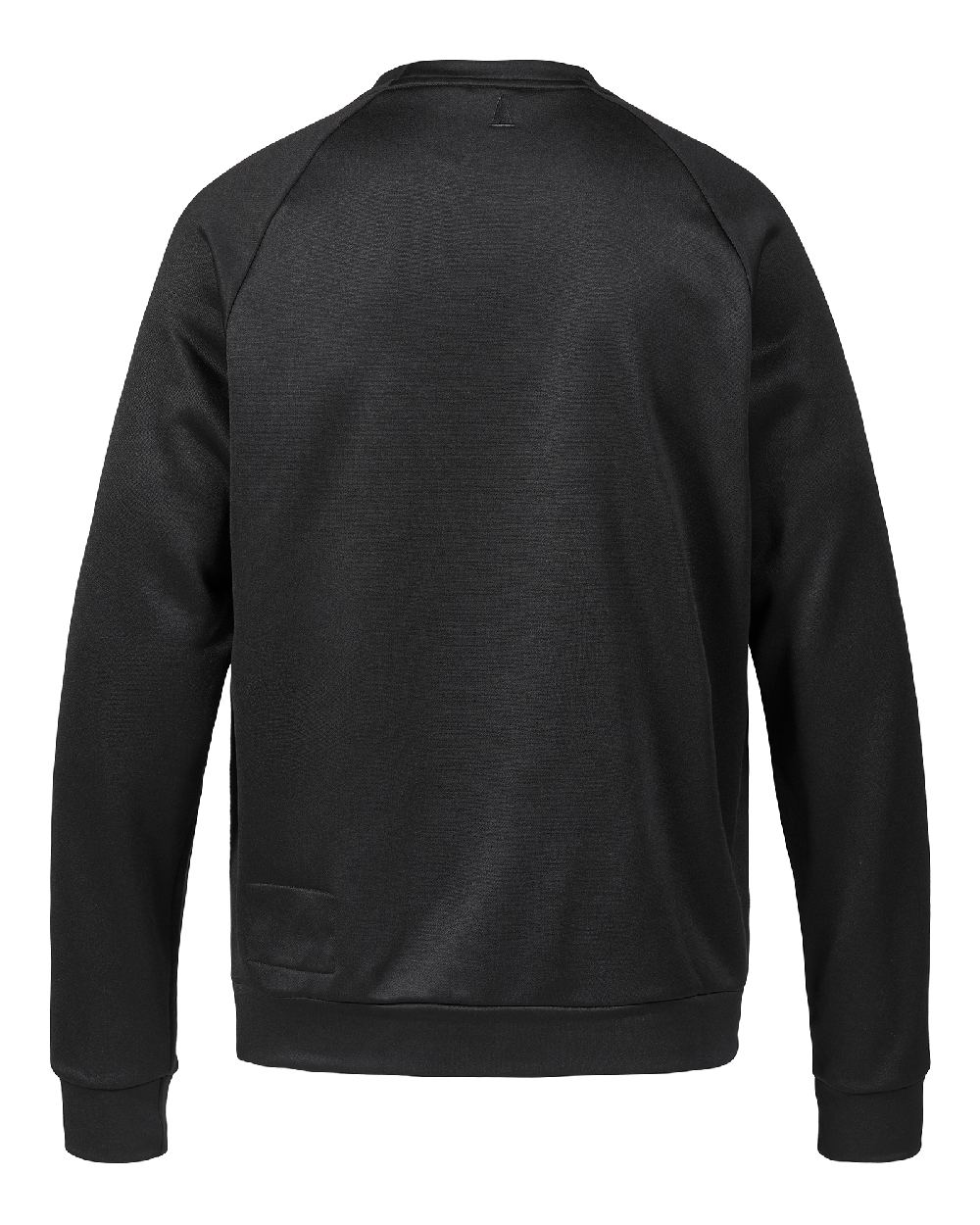 Black coloured Musto Mens Evolution Osm Technical Crew Sweatshirt on white background 