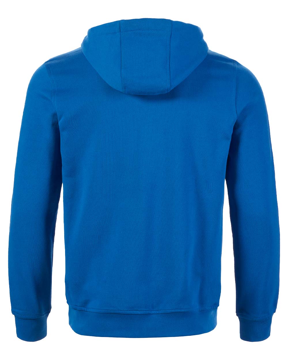 Aruba Blue coloured Musto Mens Logo Hoodie on White background 