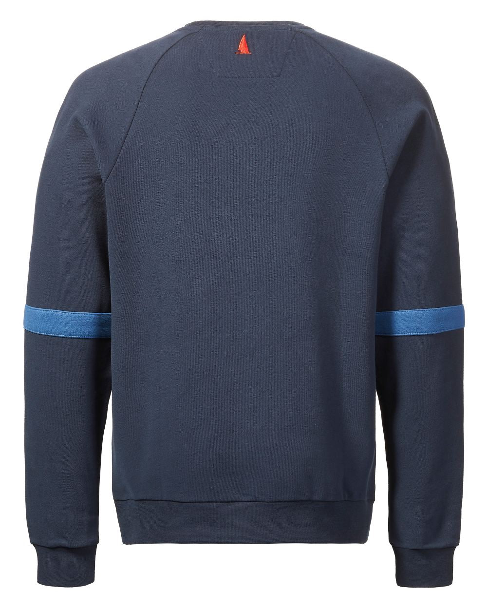 Navy Coloured Musto Mens Marina Crew Sweat On A White Background 