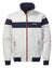 Platinum/Navy Coloured Musto Mens Musto 64 Snug Blouson Jacket On A White Background #colour_platinum-navy