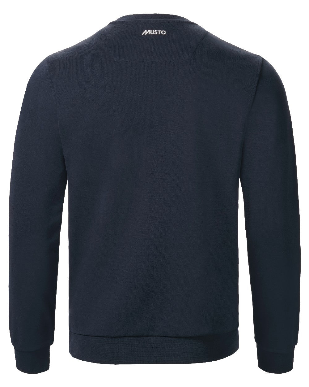 Navy Coloured Musto Mens Original Crew Neck Sweater on White Background
