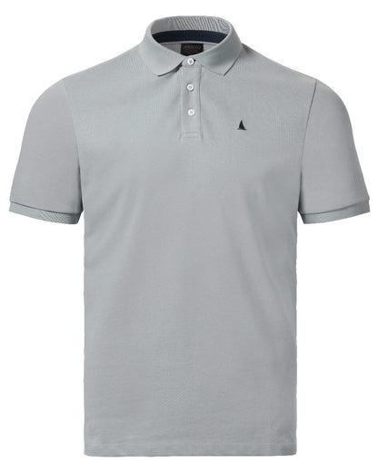 Quarry Coloured Musto Mens Original Short Sleeve Polo Shirt on White Background
