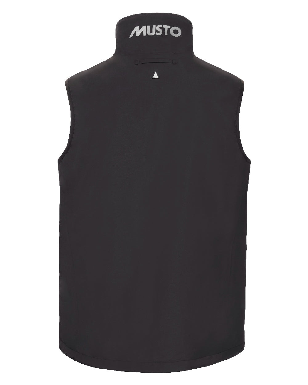 Black Coloured Musto Mens Sardinia Vest on White Background
