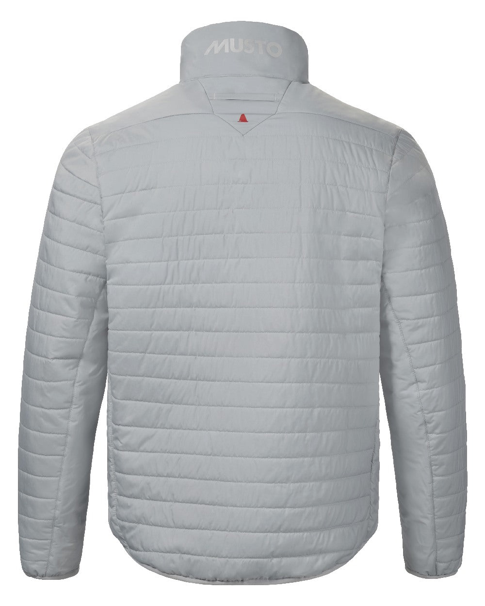 Quarry Coloured Musto Mens Solent Primaloft Insulator Jacket on White Background
