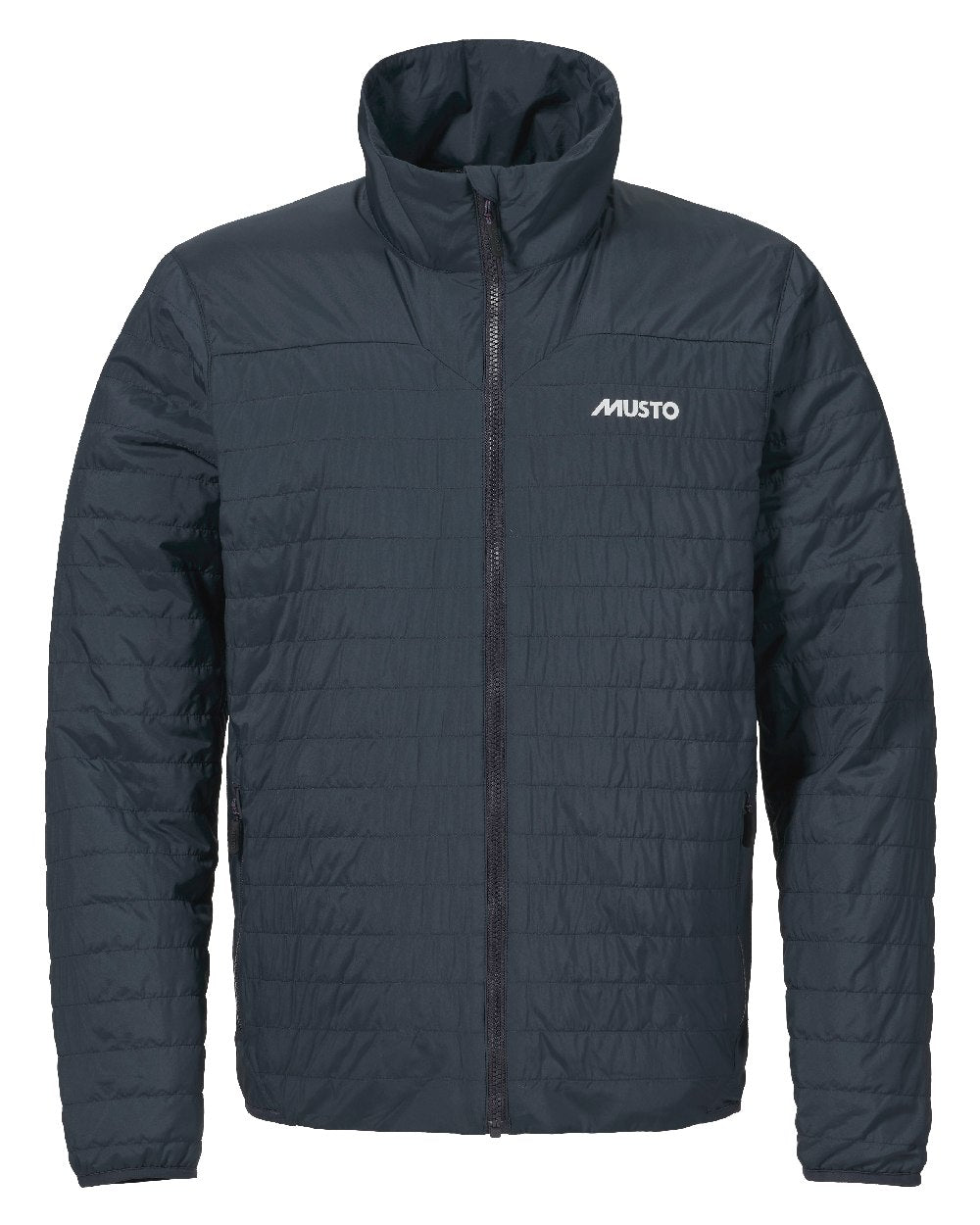 True Navy Coloured Musto Mens Solent Primaloft Insulator Jacket on White Background

