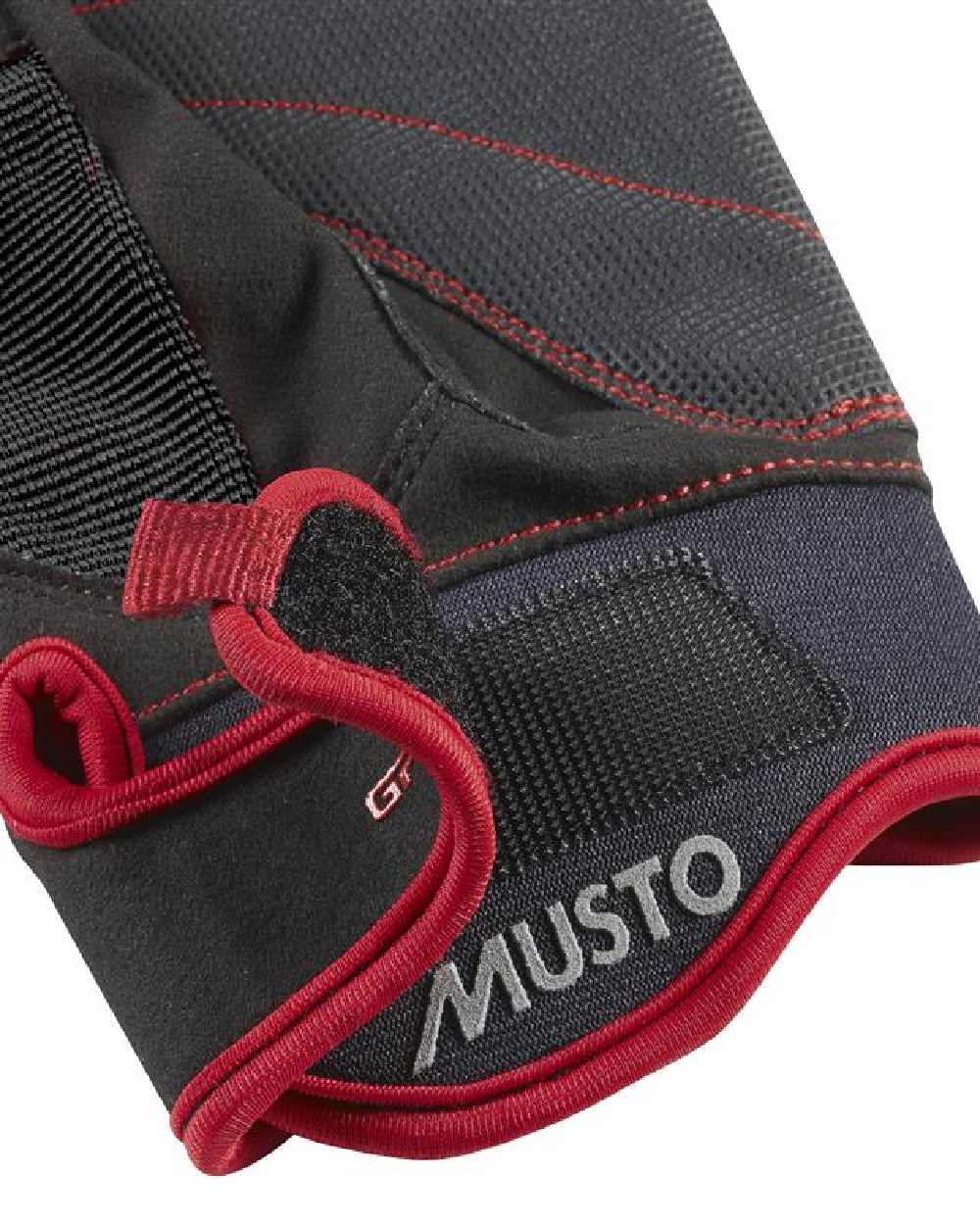 Black Coloured Musto Performance Long Finger Glove 2.0 on White Background
