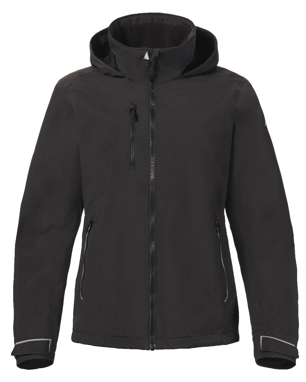 Black Coloured Musto Womens Corsica Jacket on White Background
