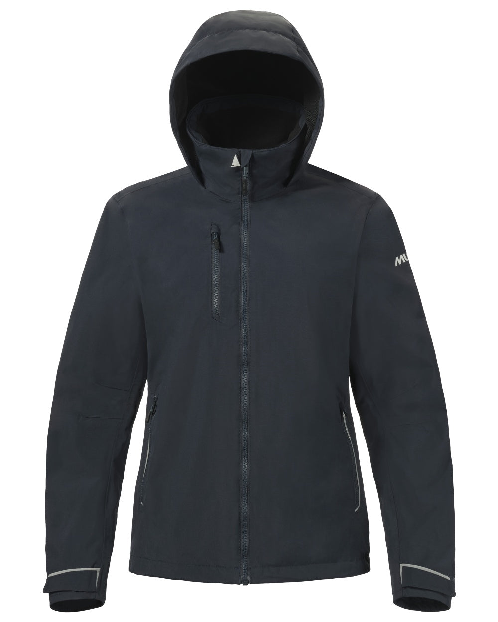 True Navy Coloured Musto Womens Corsica Jacket on White Background
