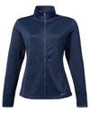Navy coloured Musto Womens Essential Full Zip Sweater on white background #colour_navy