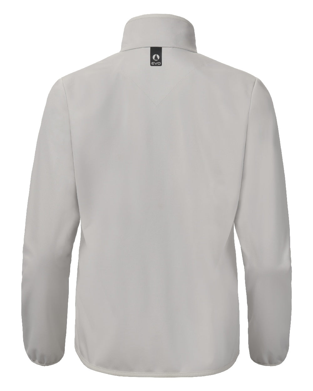 Platinum Coloured Musto Womens Evo Crew Softshell Jacket on White Background
