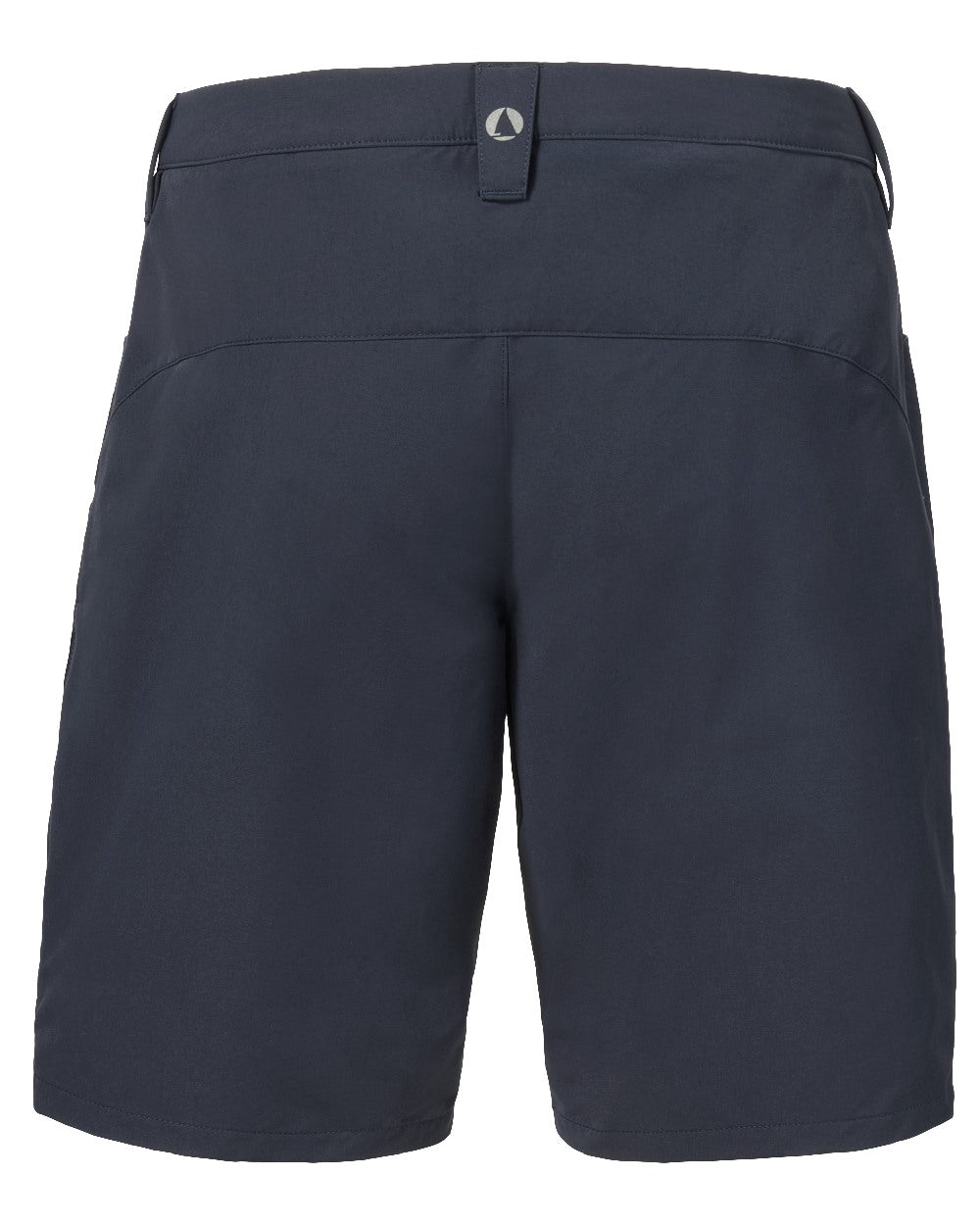 True Navy Coloured Musto Womens Evo Deck Stretch Shorts on White Background
