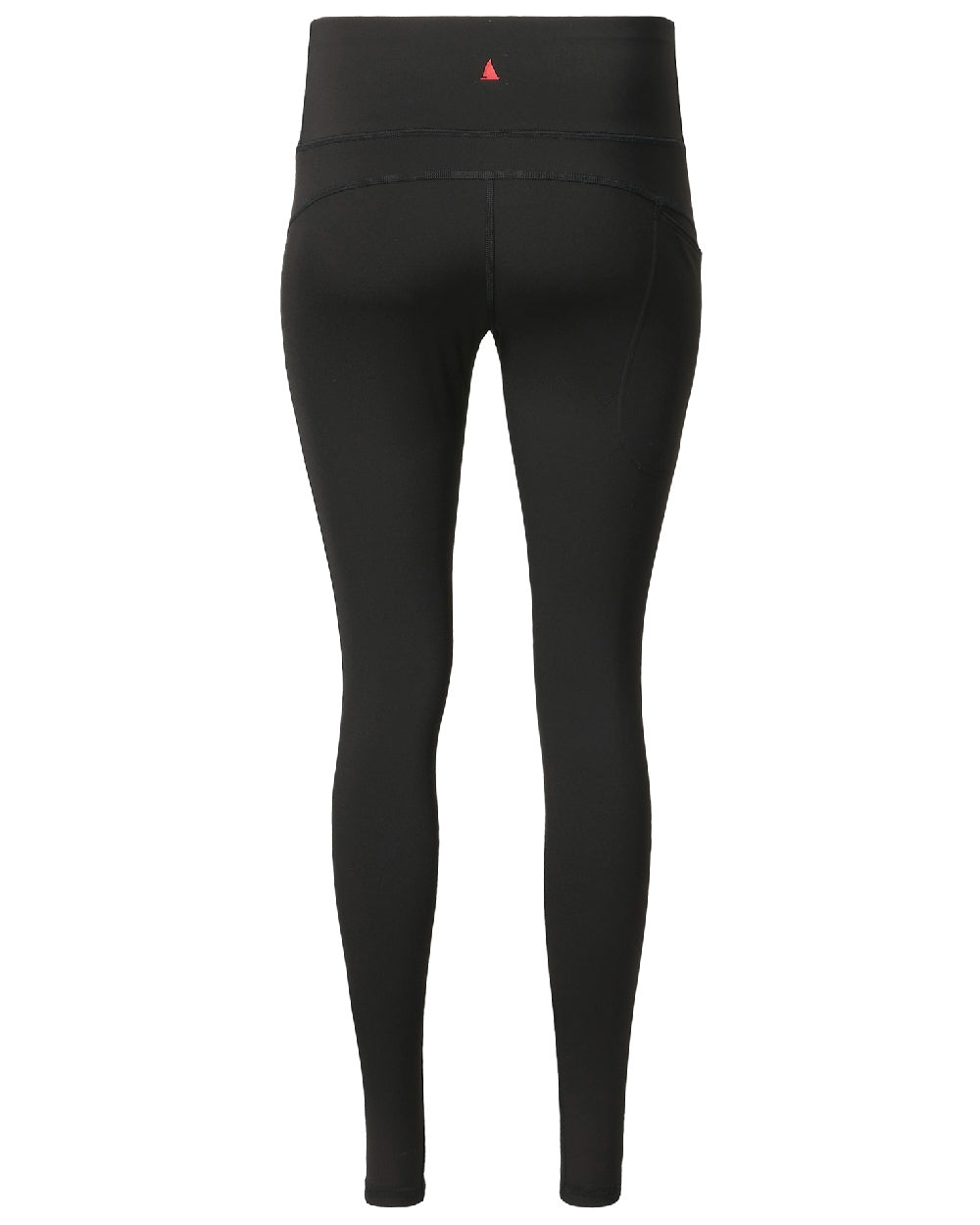 Black coloured Musto Womens Evolution Active Leggings on white background 