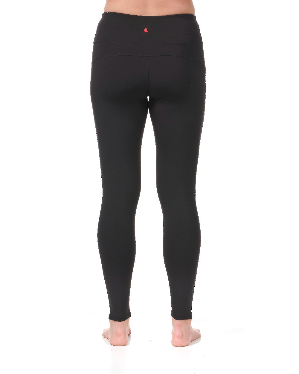 Black coloured Musto Womens Evolution Active Leggings on white background 