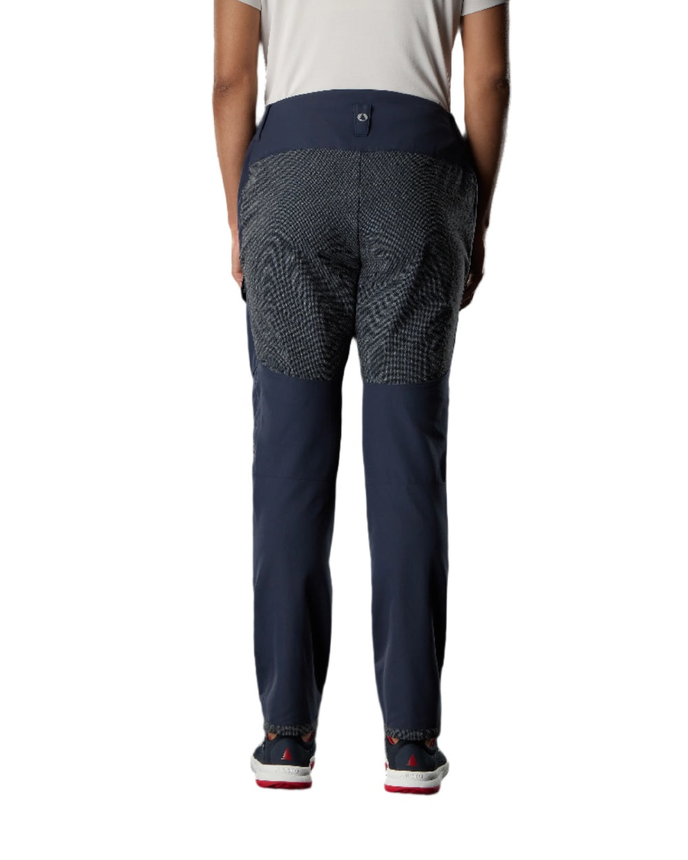 True Navy Coloured Musto Womens Evo Performance Stretch Trouser on White Background
