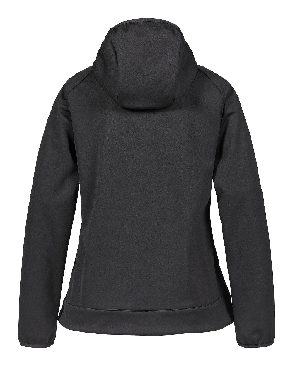 Black coloured Musto womens Evolution Softshell Jacket on white background 