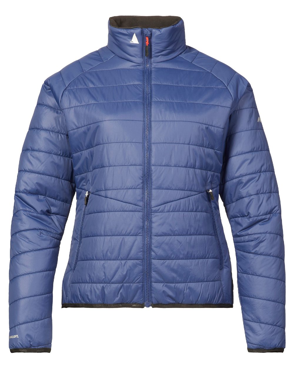 Dark Cobalt Coloured Musto Womens Primaloft Jacket On A White Background 