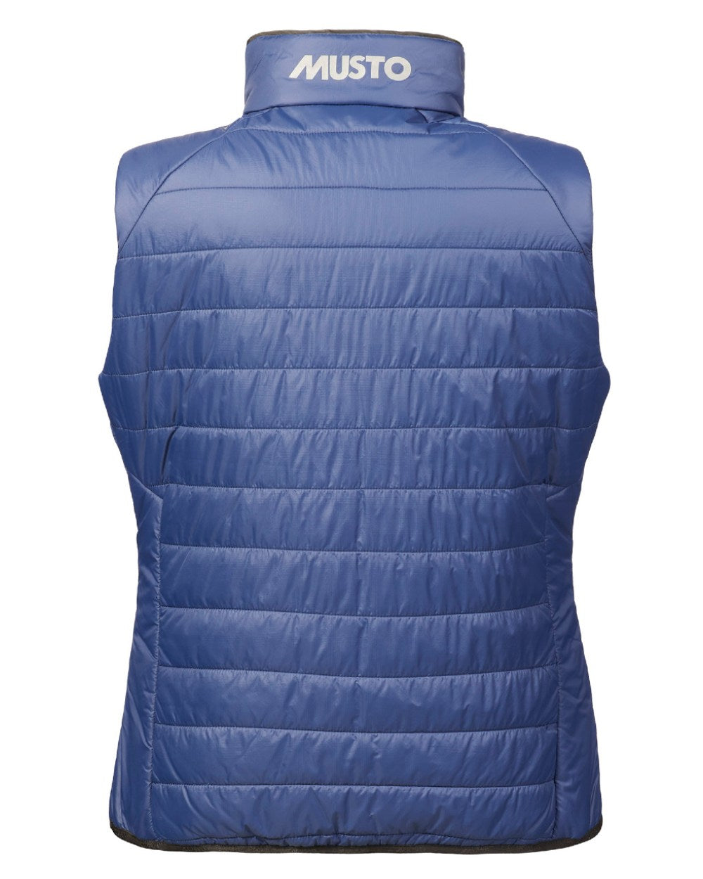 Dark Cobalt Coloured Musto Womens Primaloft Vest On A White Background 