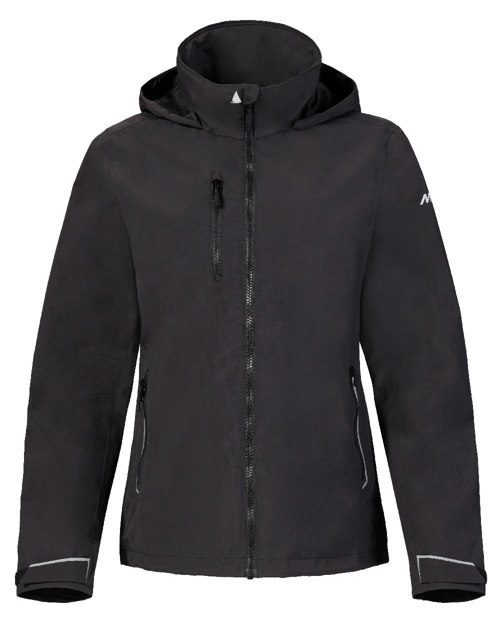 Black Coloured Musto Womens Sardinia Jacket on White Background
