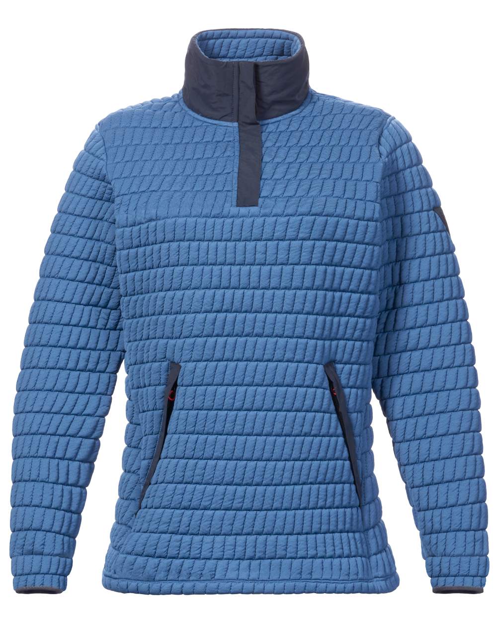 Marine Blue Coloured Musto Womens Snug Pullover On A White Background 