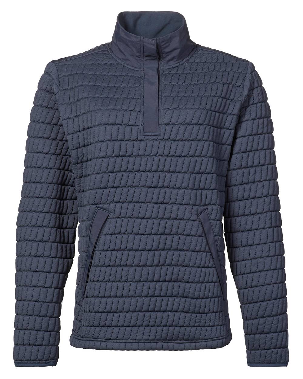 Navy Coloured Musto Womens Snug Pullover On A White Background 