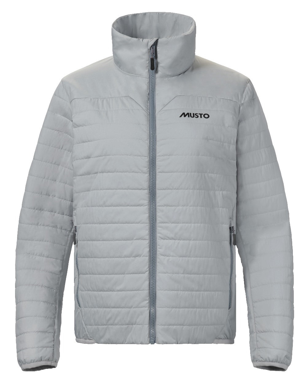 Quarry Coloured Musto Womens Solent Primaloft Insulator Jacket on White Background
